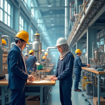 create_an_image_of_a_petrochemical_plant_where_staff_members_are_actively_working_the_scene_should__9l9a4ulkr62y13e7vuqg_3